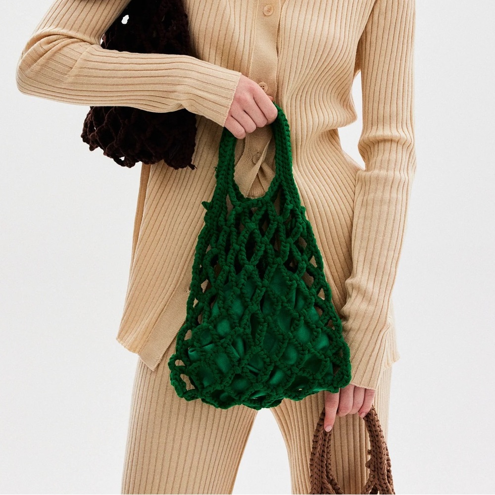 Braided Crochet Net Bag